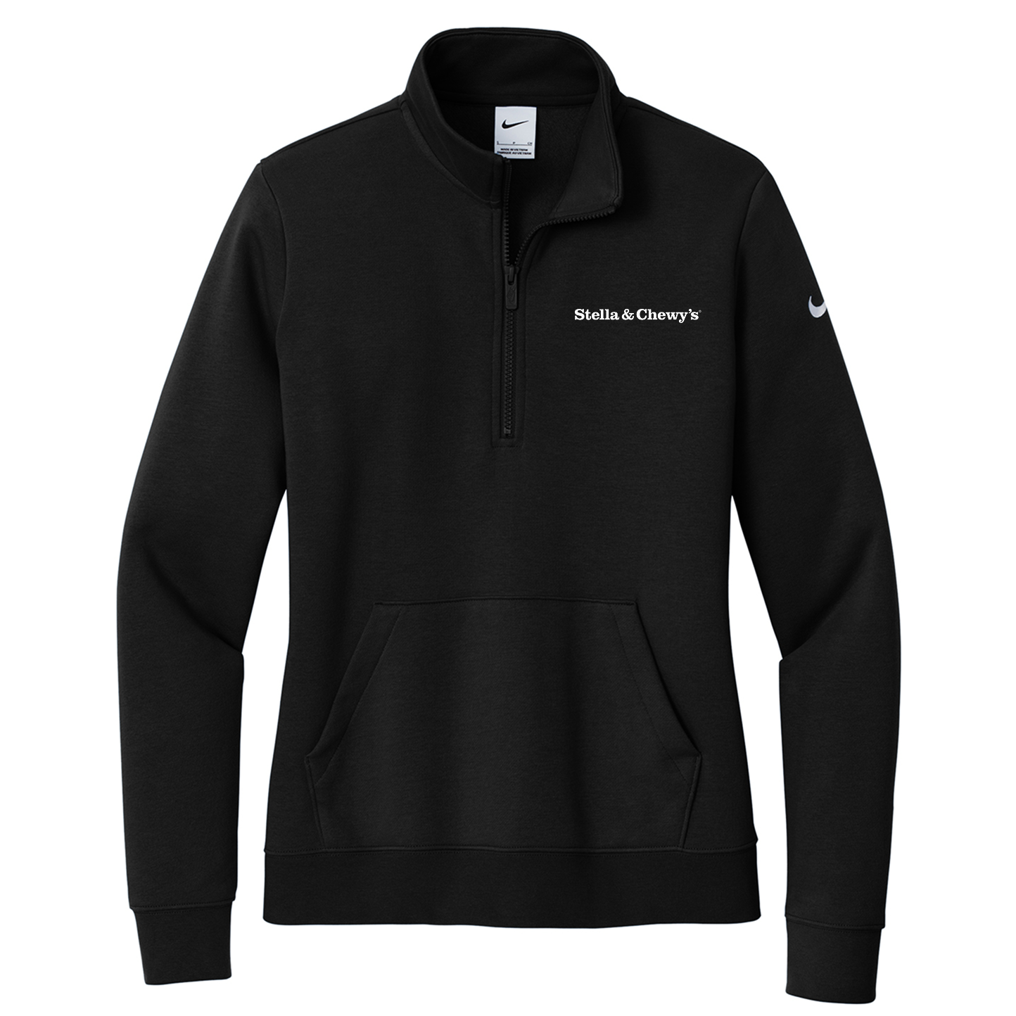 Nike Women's Club Fleece Sleeve Swoosh 1/2-Zip