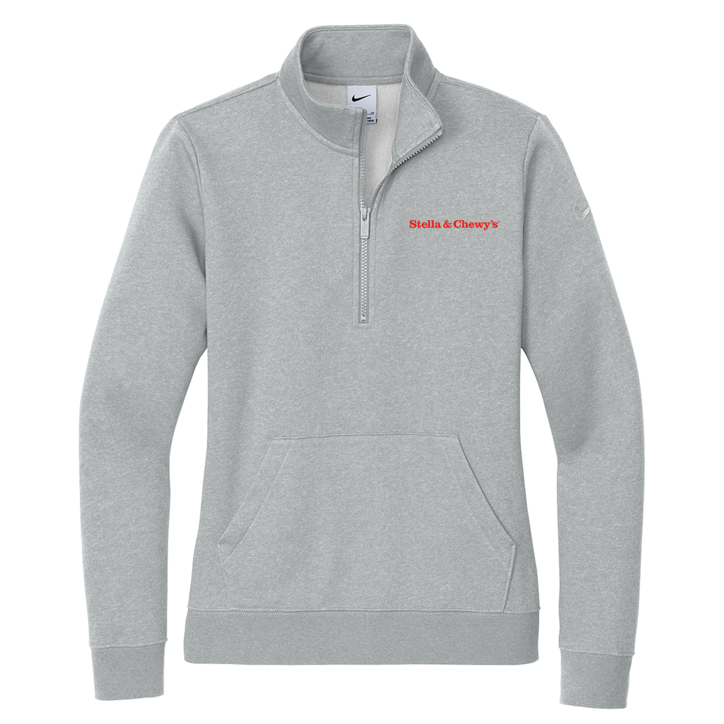 Nike Women's Club Fleece Sleeve Swoosh 1/2-Zip