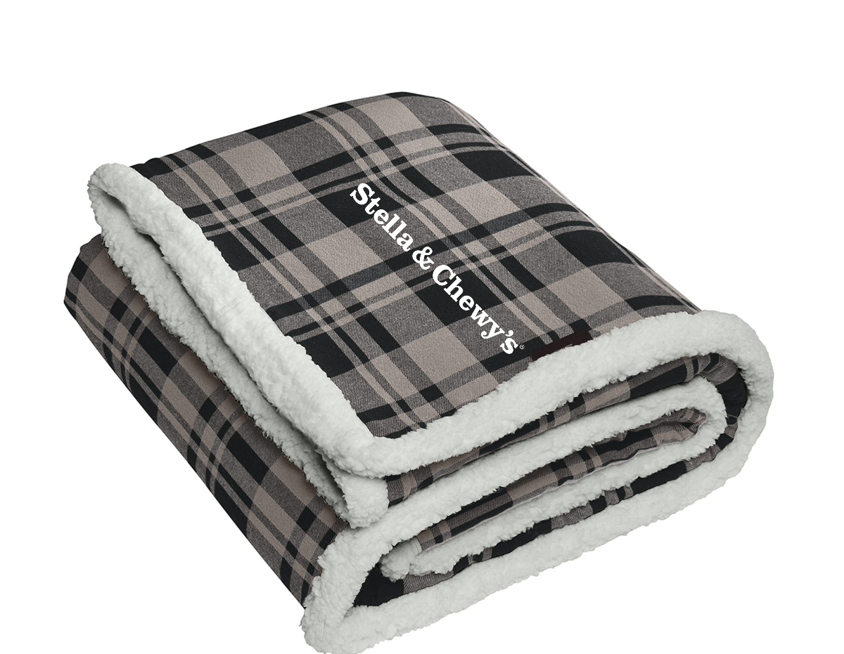 Port Authority® Flannel Sherpa Blanket