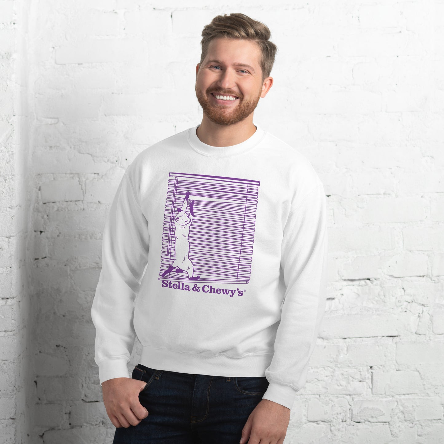 Unisex Classic Sweatshirt - Stella & Chewy's Cat