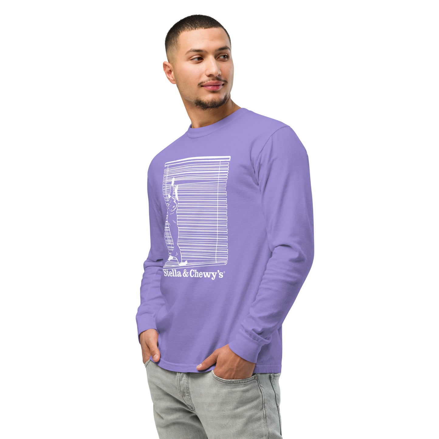 Comfort Colors | Unisex Heavyweight Long Sleeve Shirt - Stella & Chewy's Cat