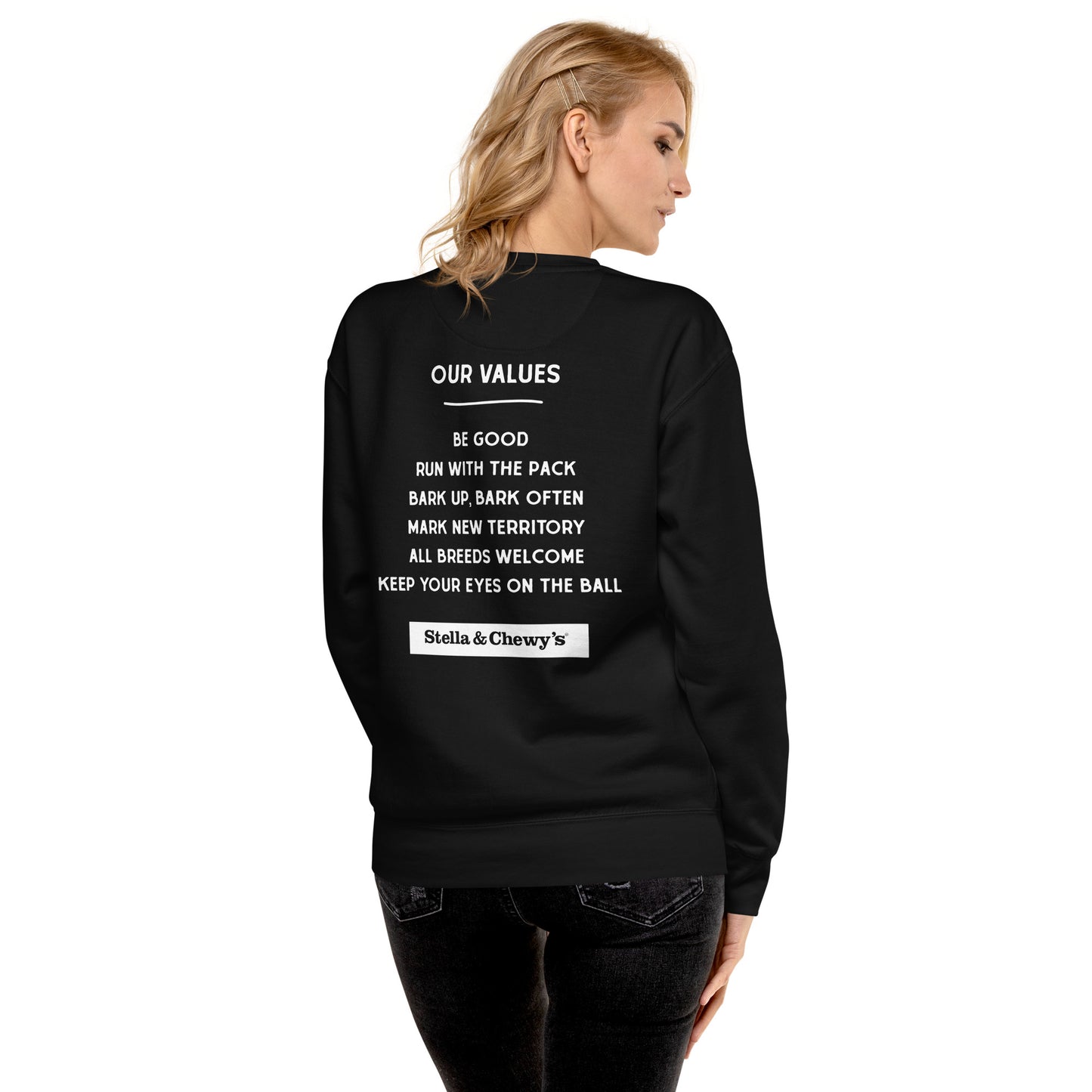 Unisex Premium Sweatshirt (fitted cut) - Our Values