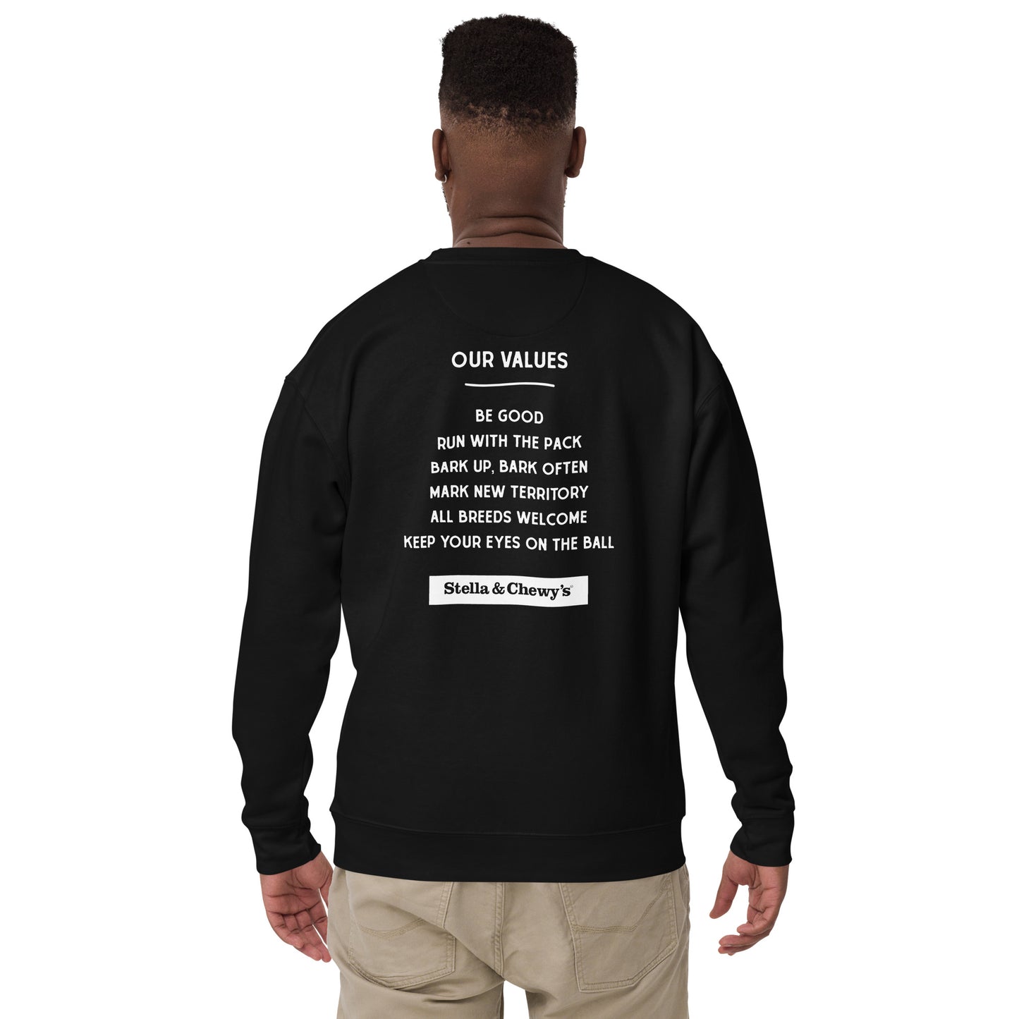 Unisex Premium Sweatshirt (fitted cut) - Our Values