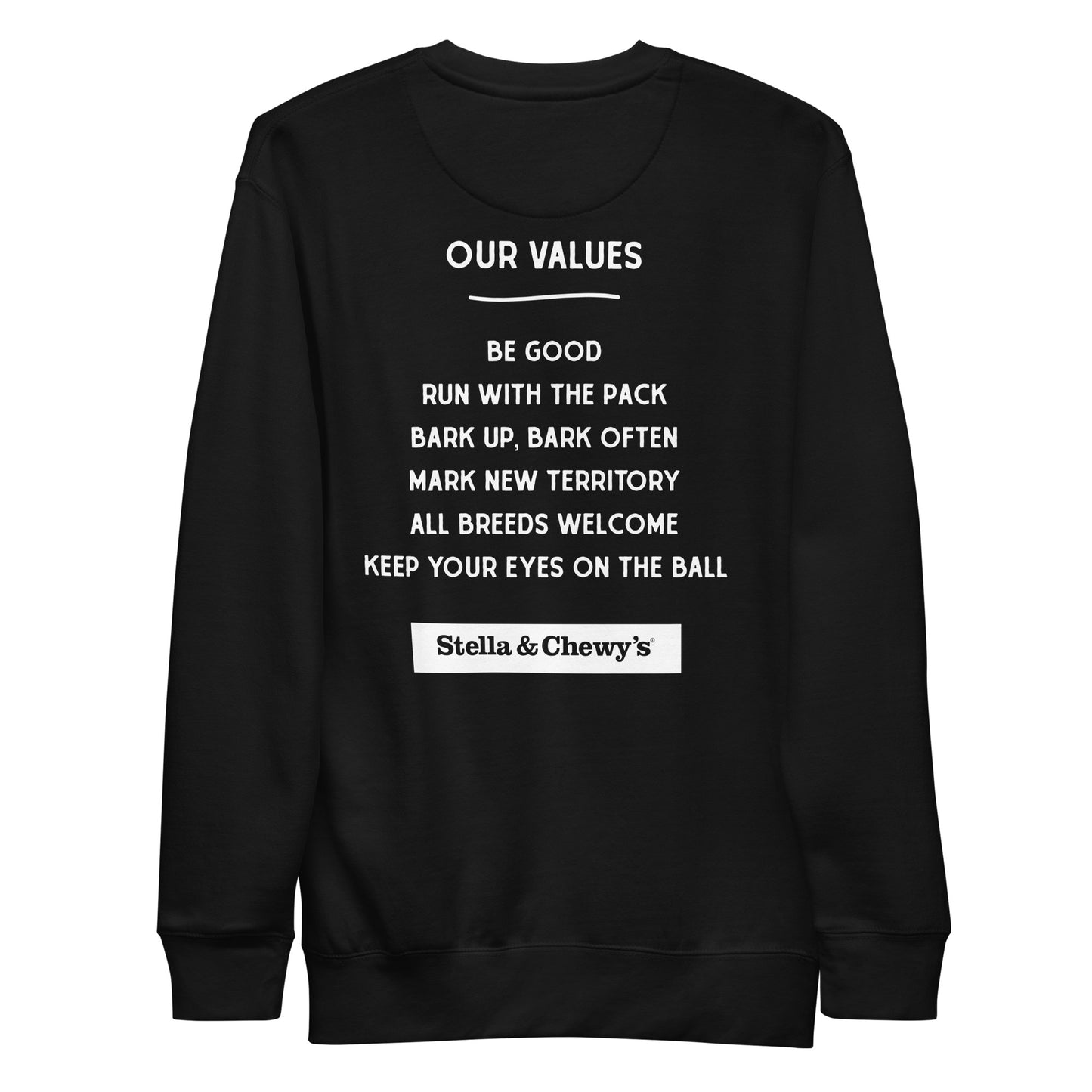 Unisex Premium Sweatshirt (fitted cut) - Our Values