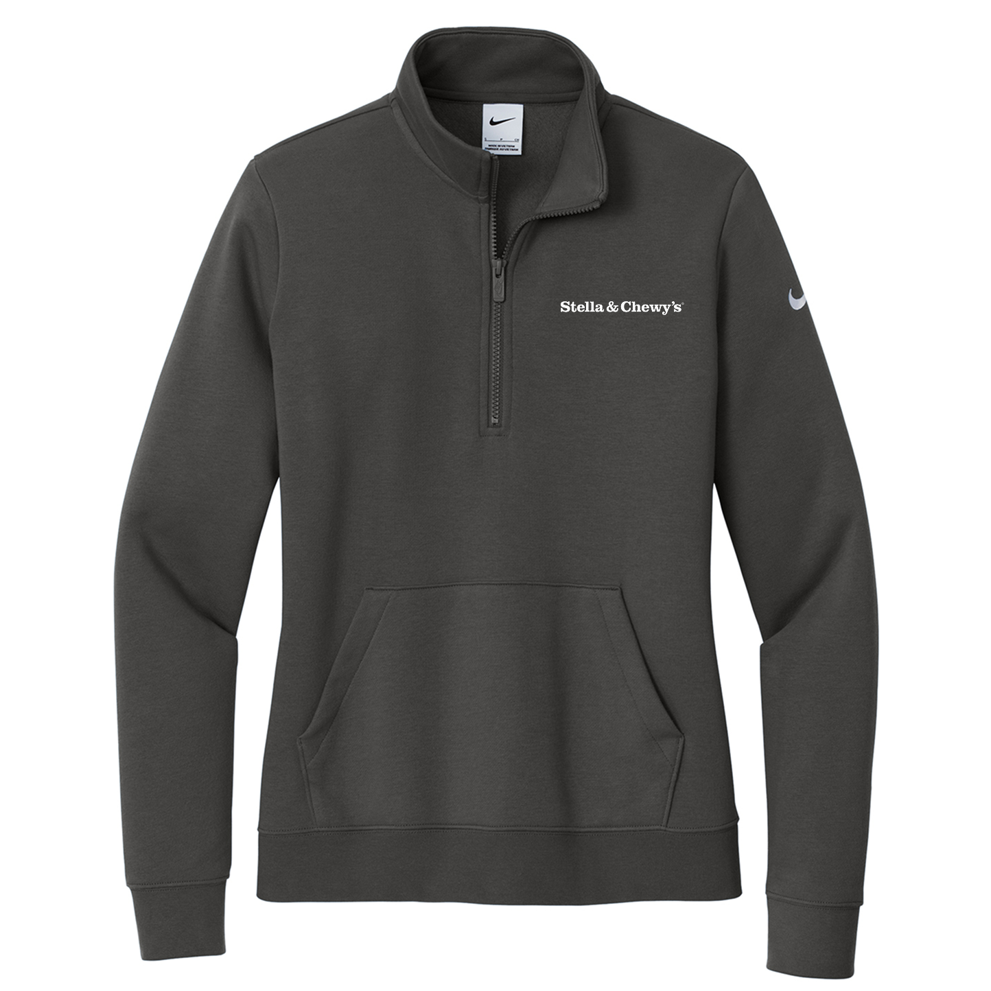 Nike Women's Club Fleece Sleeve Swoosh 1/2-Zip