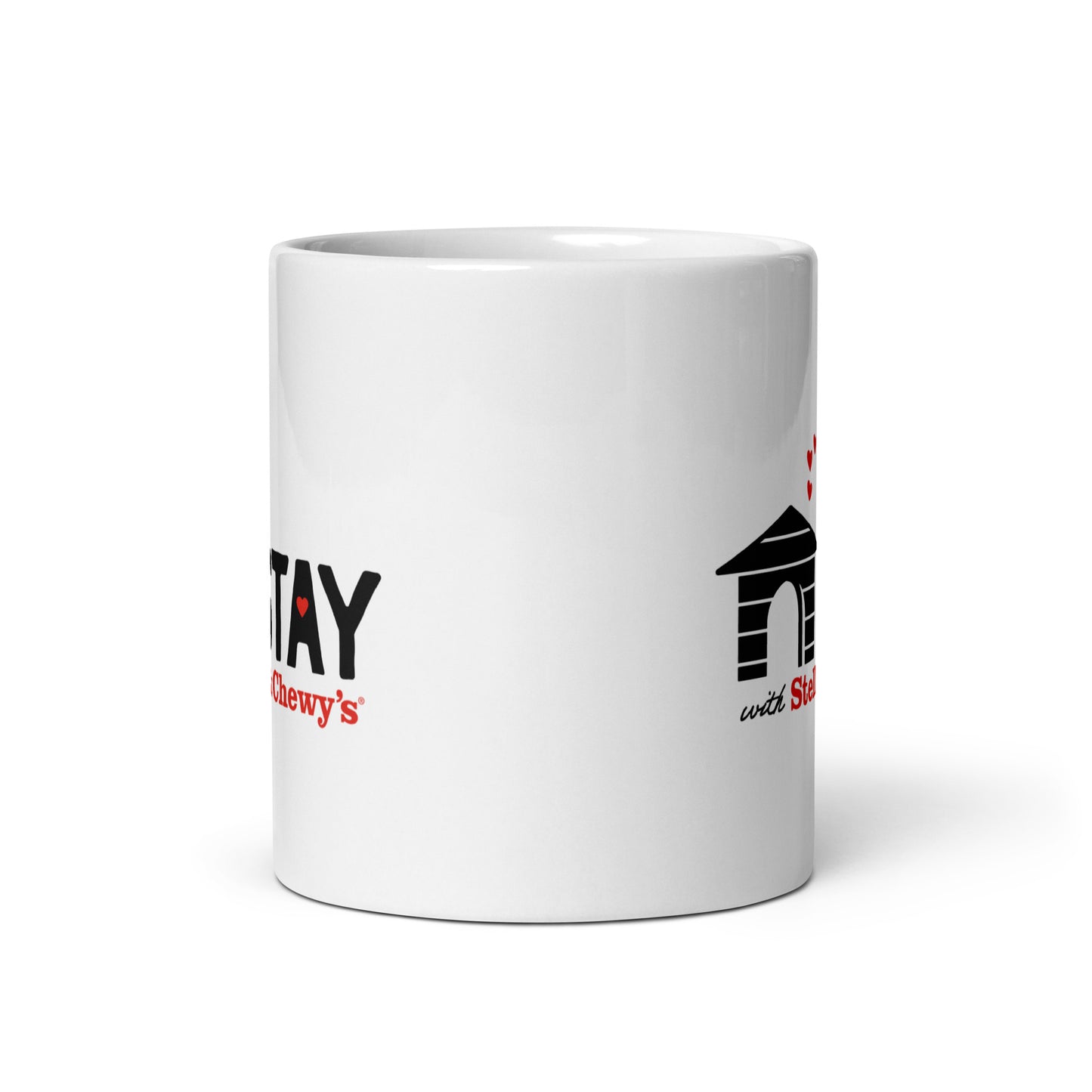 White glossy mug - Stay