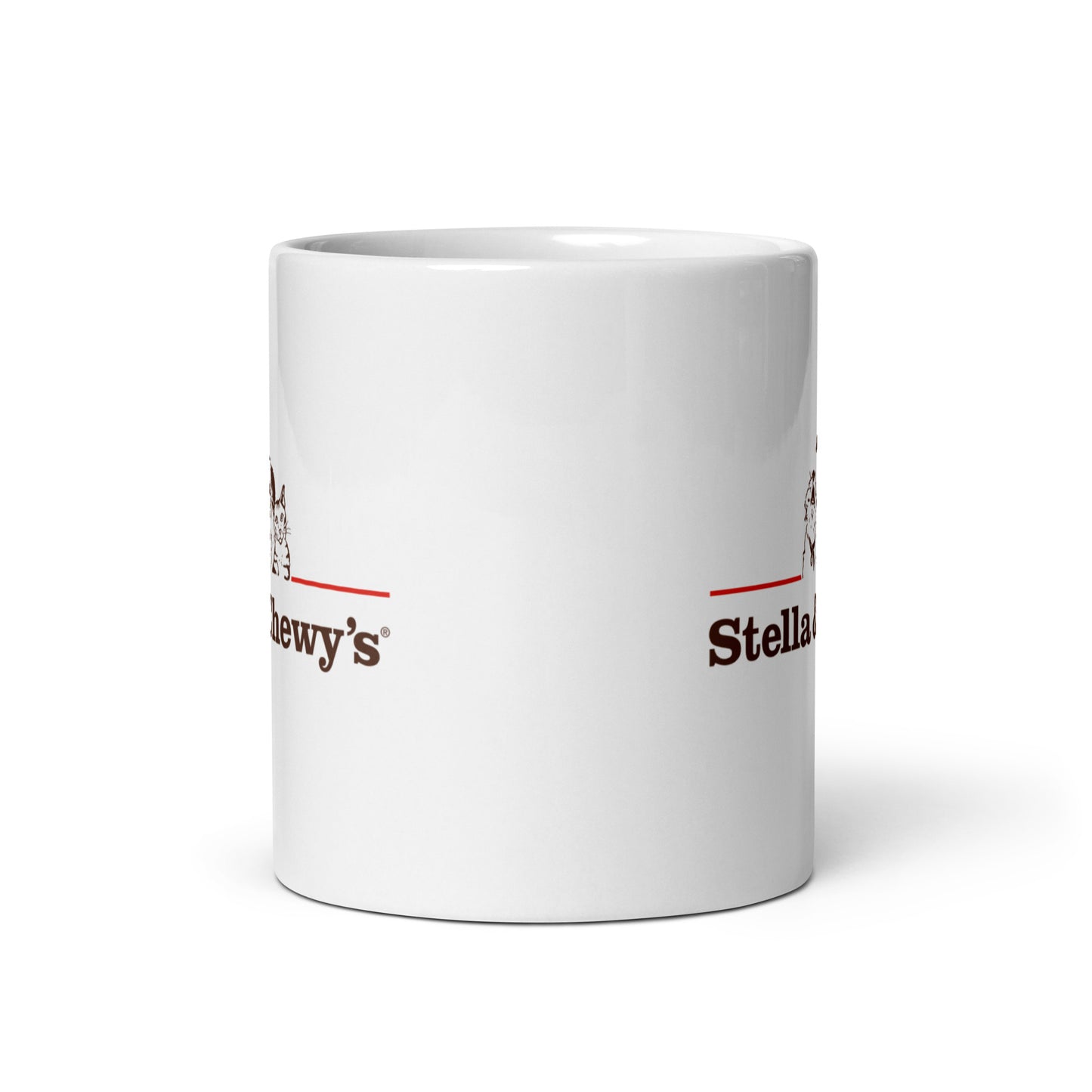 White glossy mug - Stella and Chewy's