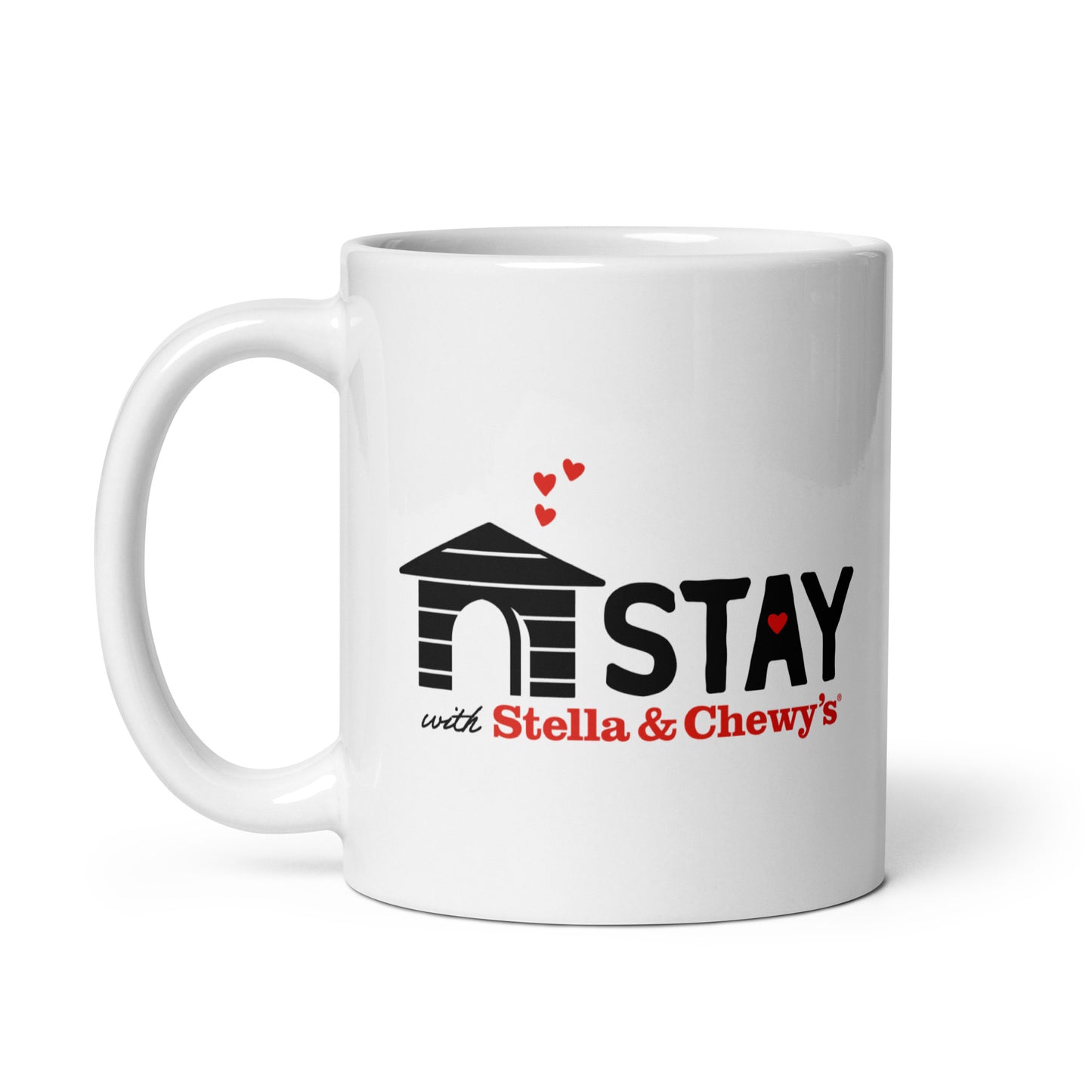 White glossy mug - Stay