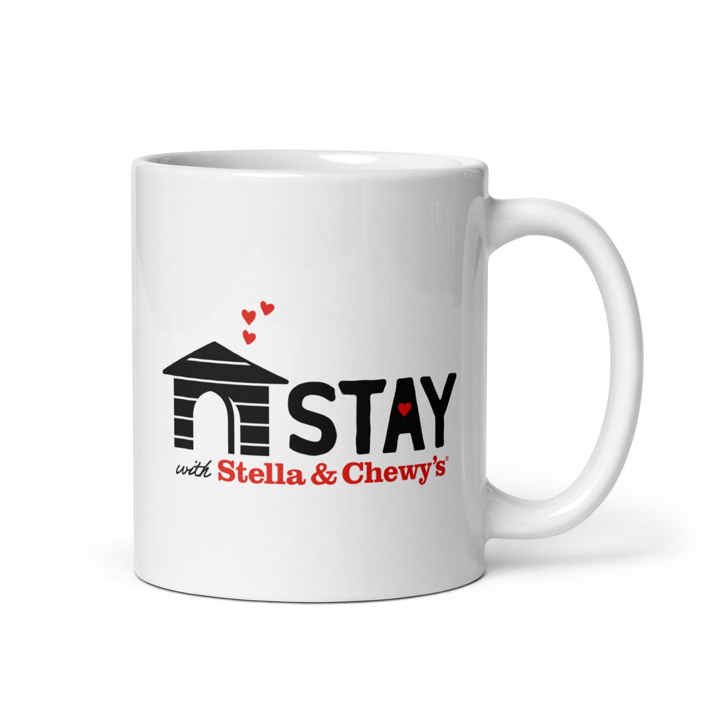 White glossy mug - Stay